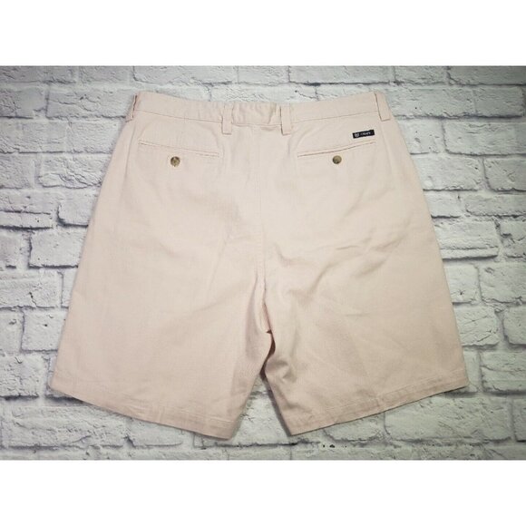 Chaps Mens Size 38 Light Pink Flat Front Chino Shorts - Picture 3 of 4